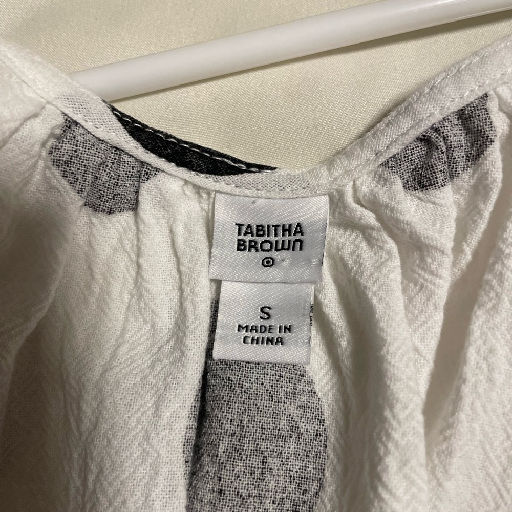 Tabitha Brown X Target Polka Dot Cotton Dress Size Small - Picture 5 of 6